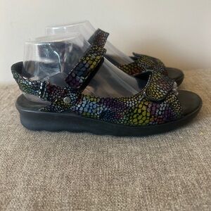 Wolky Women’s Multiple Colored Slingback Sandals Size 40=9